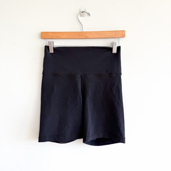 Aritzia Pants - Aritizia TnAction Pull On High Rise Activewear Biker Shorts Black M